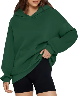 Women's Oversized Hoodies Fashion Sweatshirts Fall Casual Long Sleeve Cute Pullover Hoodie With Pocket