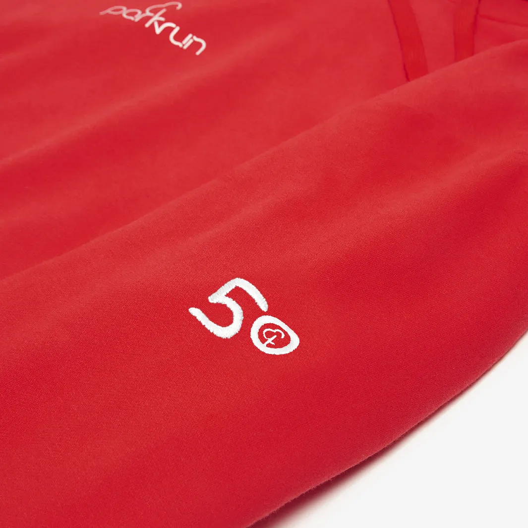 Women's red 50 hoodie