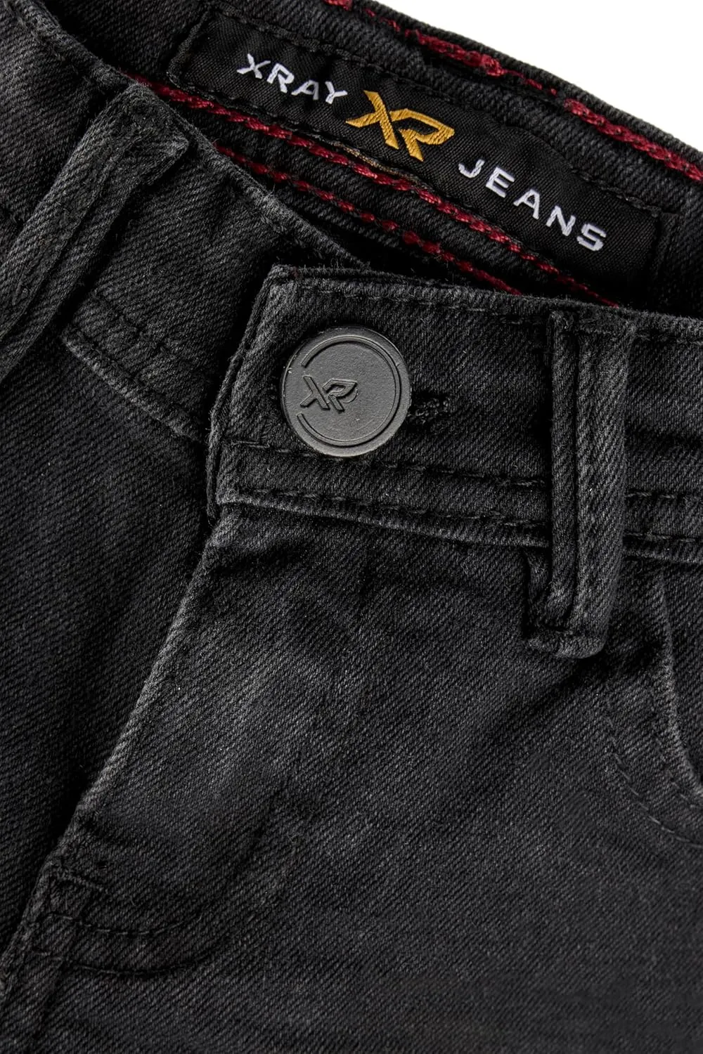 X RAY Boys Distressed Jeans (2T-16), Big Boy & Little Kids Stretch Slim Fit Pants, Ripped Denim Jeans for Boys