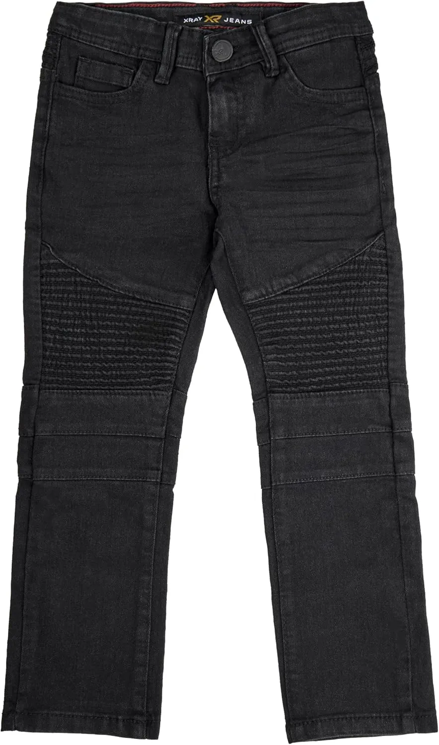 X RAY Boys Distressed Jeans (2T-16), Big Boy & Little Kids Stretch Slim Fit Pants, Ripped Denim Jeans for Boys