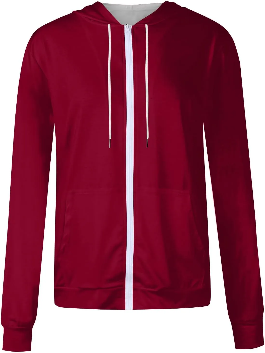 Yesunpxs Womens Zip Up Hoodies Trendy Oversized Casual Long Sleeve Drawstring Hooded Sweatshirts Y2k Drawstring Jacket Coats